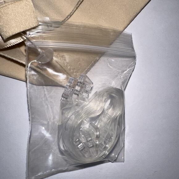 Skims Deep Plunge Shapewear Bra Small Sand Convert. Strapless Plus Clear Strap - Picture 8 of 10